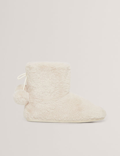 Ted Baker Hamonda Faux Fur Pompom Slipper Boots Women's