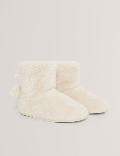 Ted Baker Hamonda Faux Fur Pompom Slipper Boots Women's
