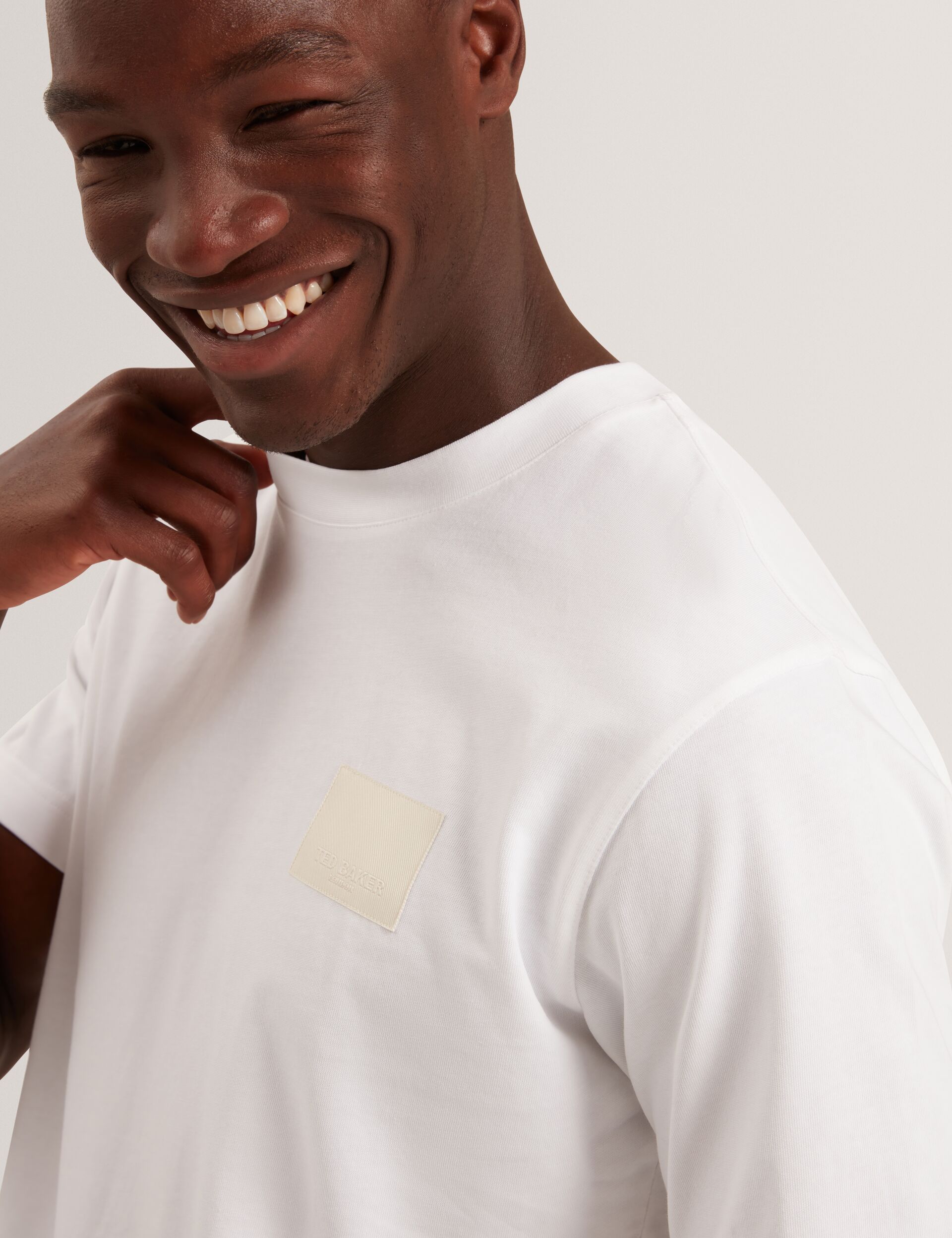 Ted Baker Lucka Tb Branded Heavy Weight Tshirt