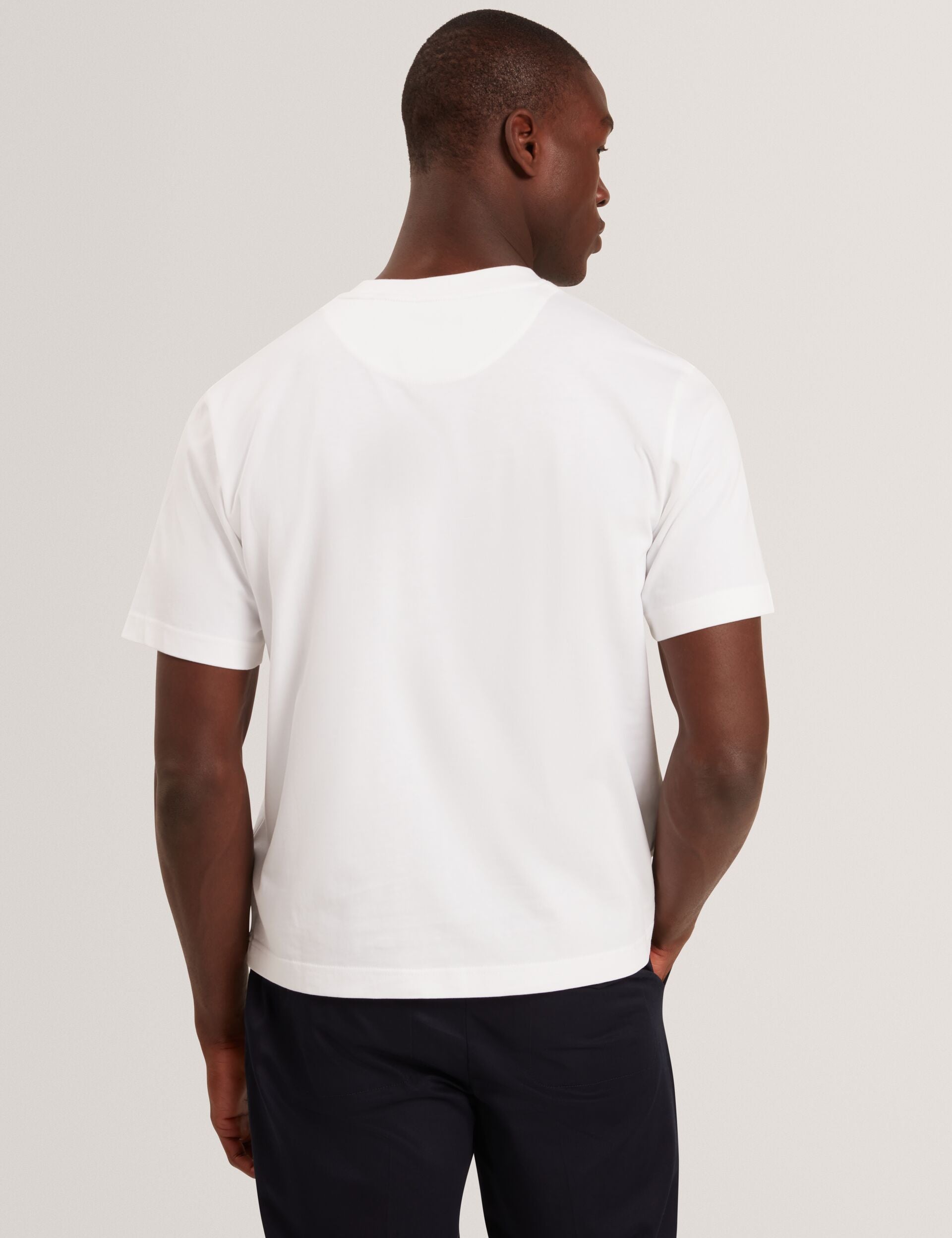 Ted Baker Lucka Tb Branded Heavy Weight Tshirt