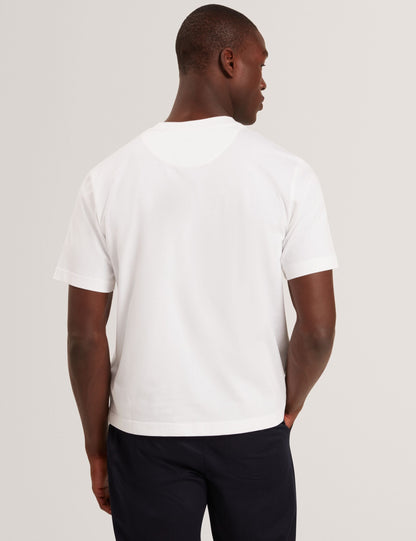 Ted Baker Lucka Tb Branded Heavy Weight Tshirt