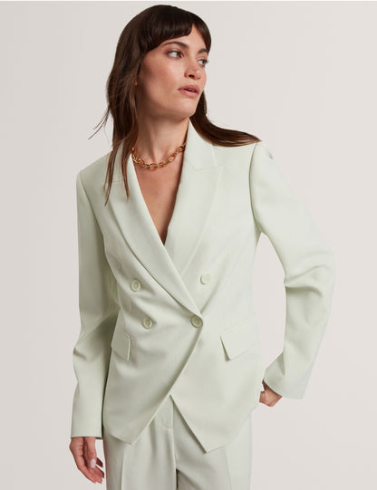Ted Baker Brida Woven Double Breasted Suit Blazer Women's