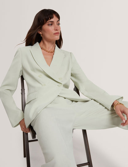 Ted Baker Brida Woven Double Breasted Suit Blazer Women's