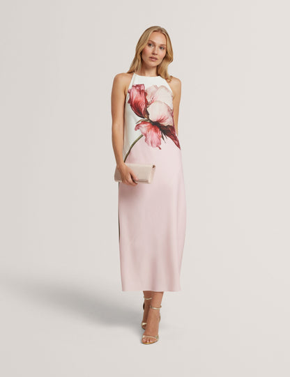 Ted Baker Lowela Bold Floral Print Halterneck Midi Dress Women's