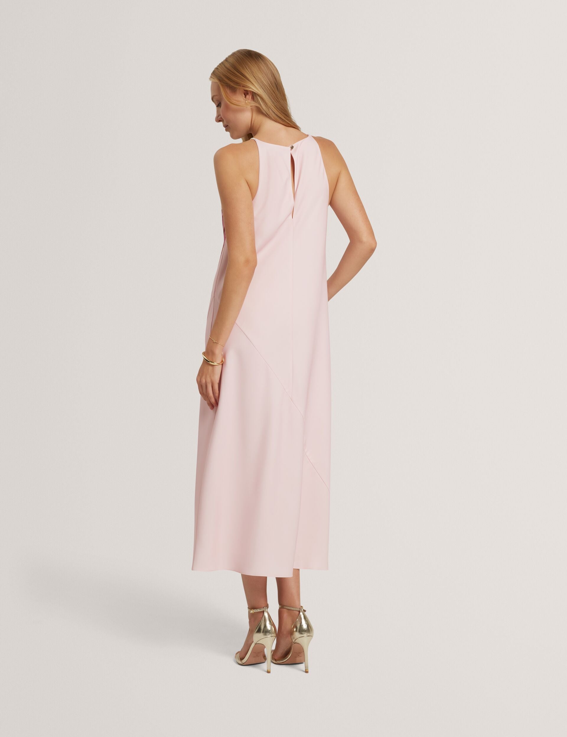 Ted Baker Lowela Bold Floral Print Halterneck Midi Dress Women's