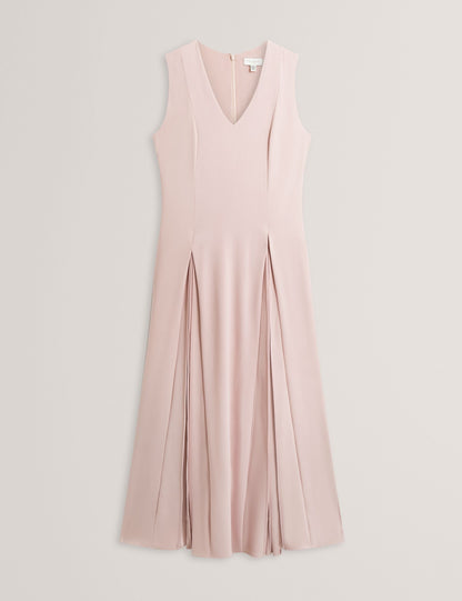 Ted Baker Carneli Sleeveless Inverted Pleat Midi Dress Women's