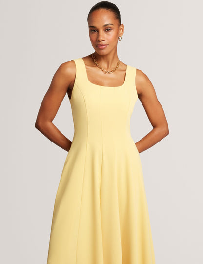 Ted Baker Arlott Panelled Scoop Neck Sleeveless Midi Dress Women's