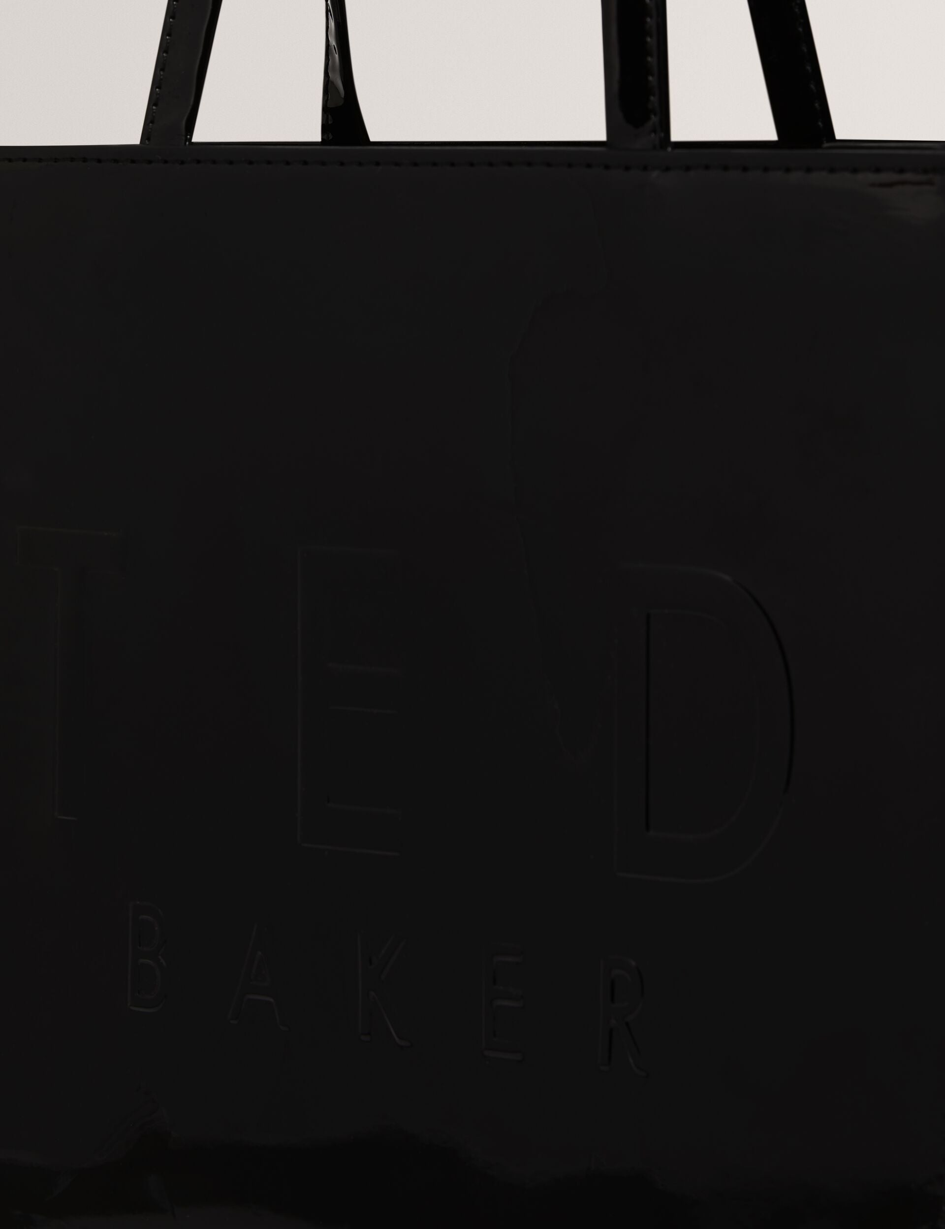 Ted Baker Iconica Patent Webbing Strap Small Icon Tote Bag Women's