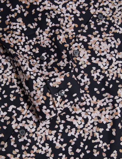 Ted Baker Jaciel Scattered Petal Slim Long Sleeve Shirt