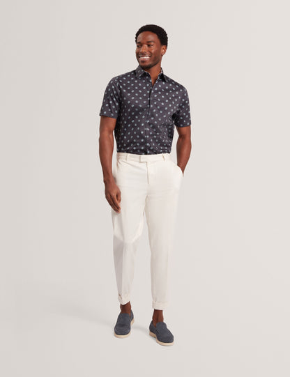Ted Baker Chaska Mini Floral Print Short Sleeve Shirt