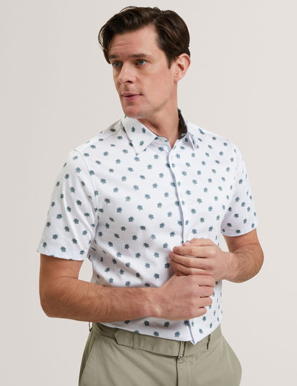 Ted Baker Chaska Mini Floral Print Short Sleeve Shirt
