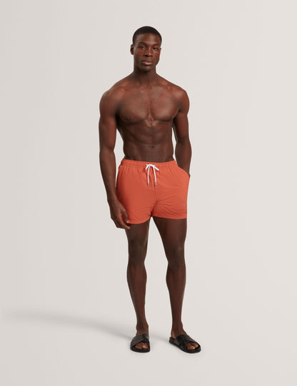 Ted Baker Heffner Seersucker Midlength Swim Shorts