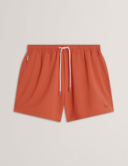 Ted Baker Heffner Seersucker Midlength Swim Shorts
