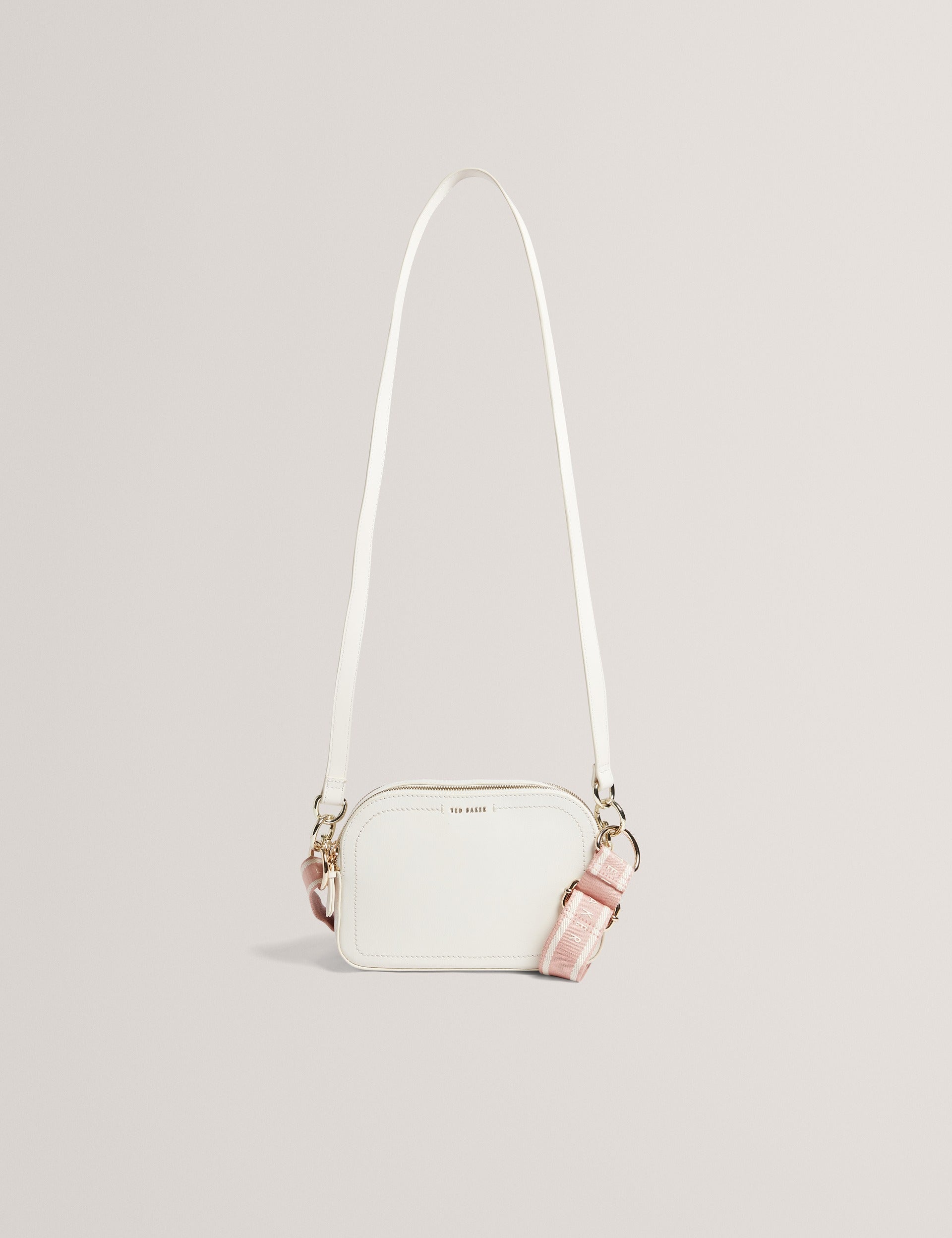 Ted Baker Luceele Logo Webbing Leather Crossbody Camera Bag Women's