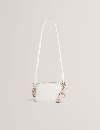 Ted Baker Luceele Logo Webbing Leather Crossbody Camera Bag Women's