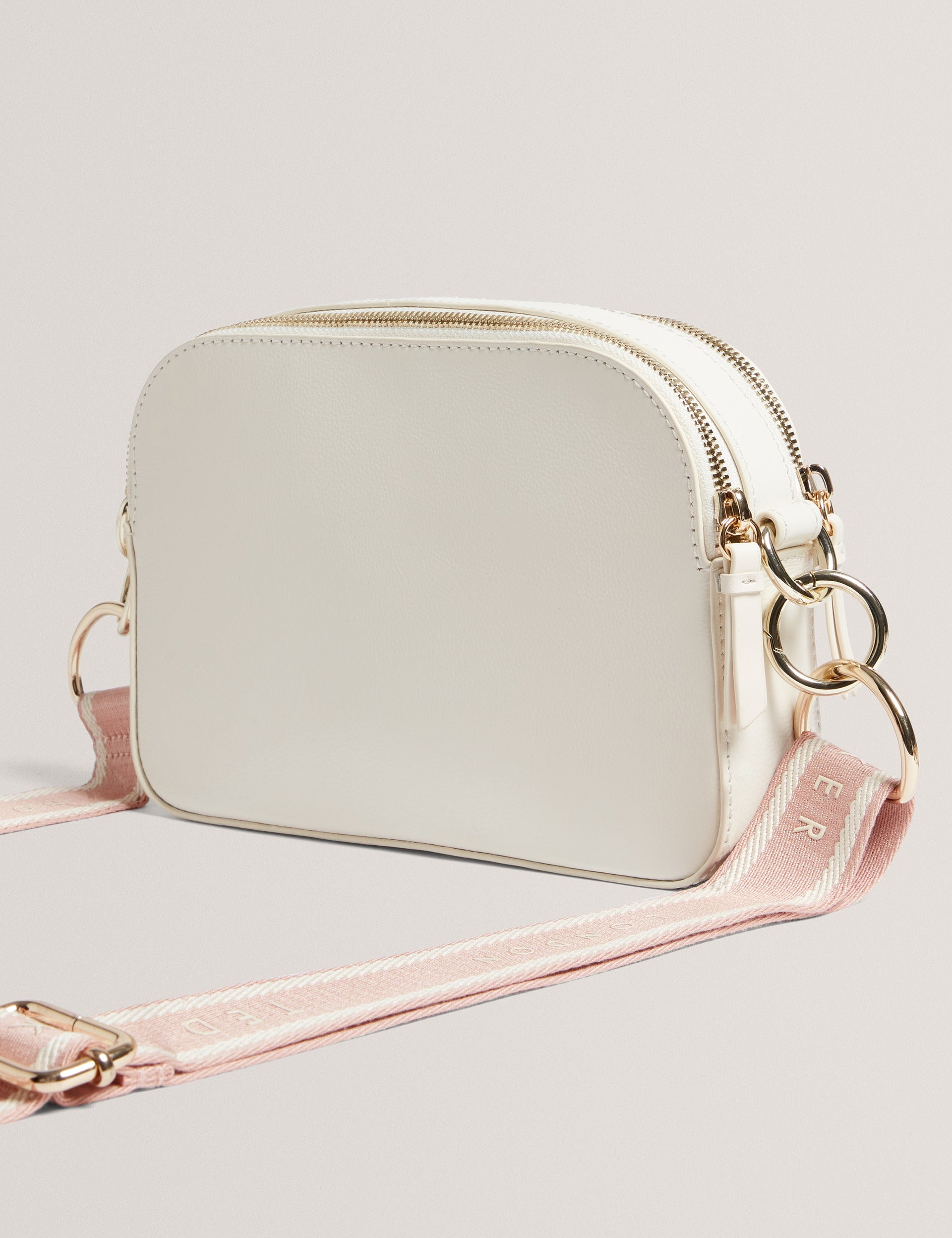 Ted Baker Luceele Logo Webbing Leather Crossbody Camera Bag Women's