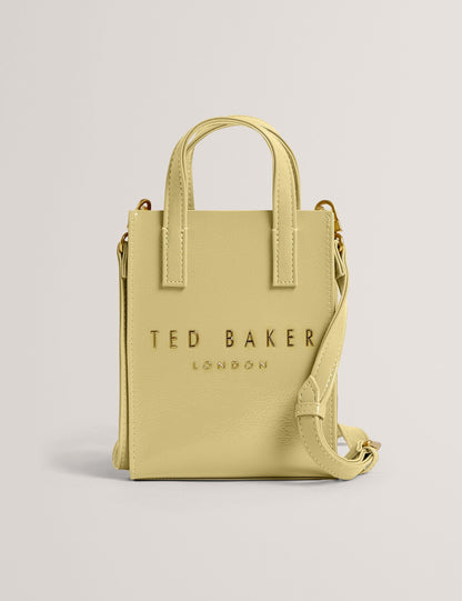 Ted Baker Crinkll Mini Crinkle Patent Pu Icon Tote Bag Women's