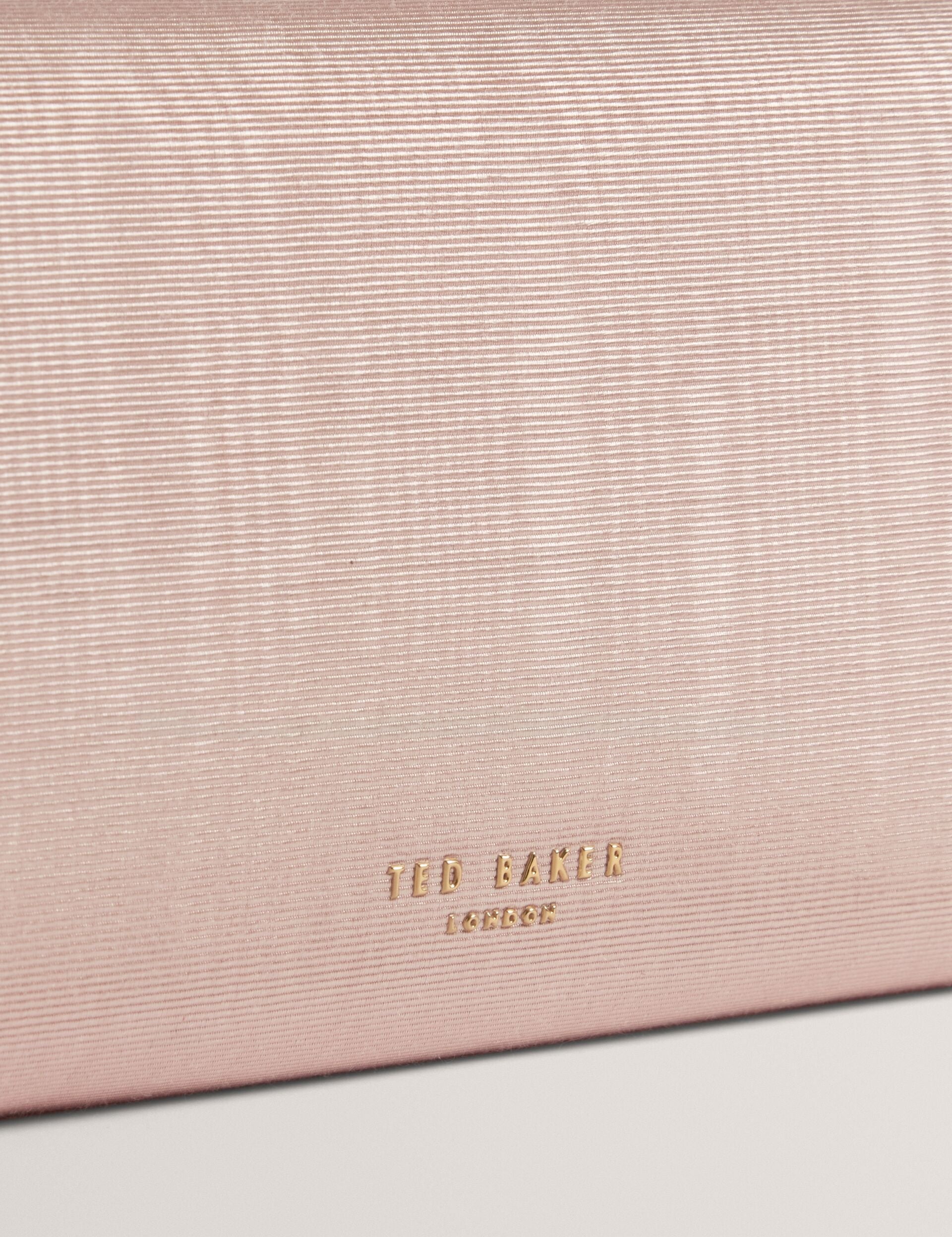 Ted Baker Maliisa Moire Baguette Foldover Clutch Bag Women's