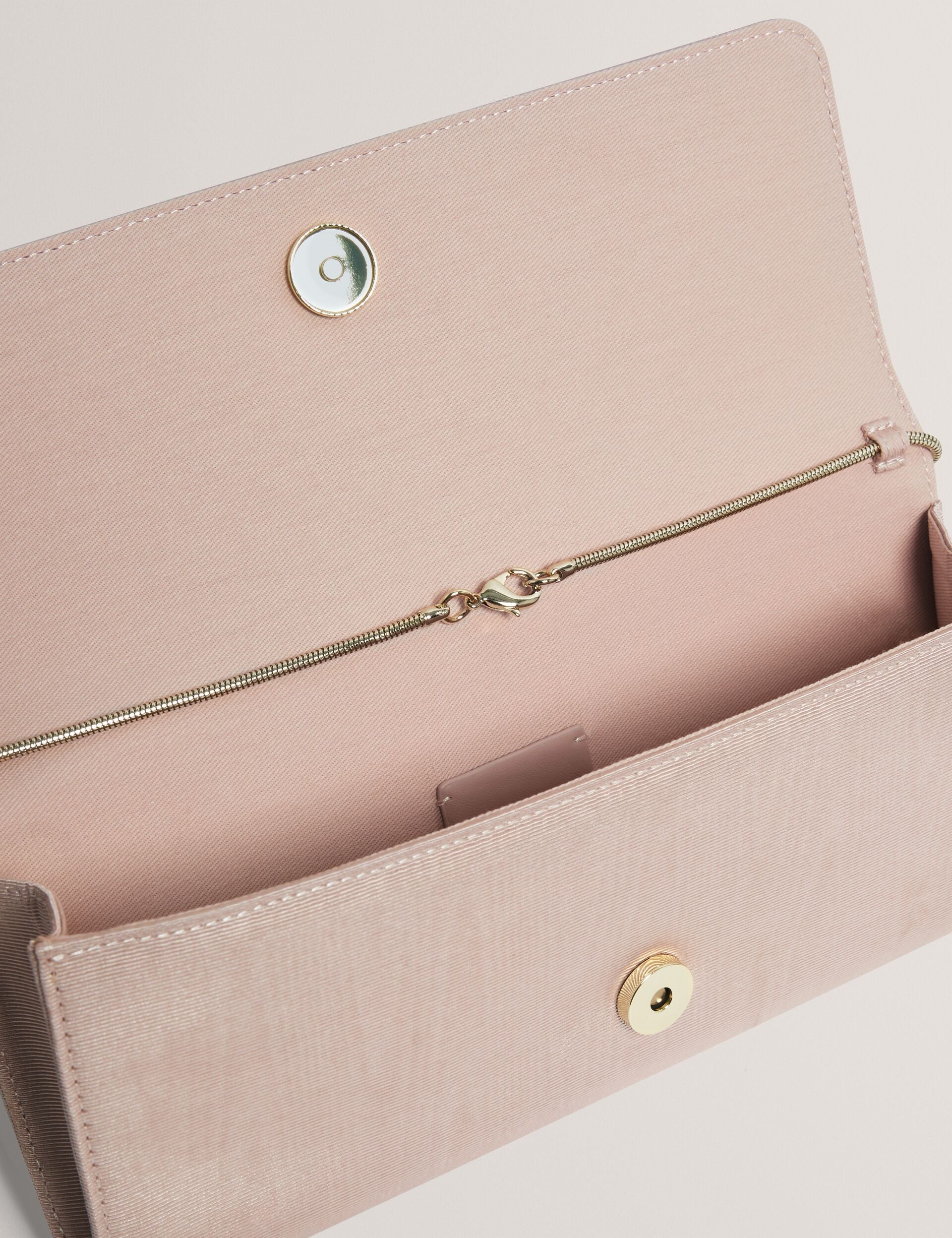 Ted Baker Maliisa Moire Baguette Foldover Clutch Bag Women's