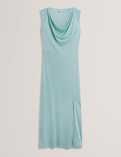 Ted Baker Asorela Sleeveless Drape Neck Jersey Maxi Dress Women's