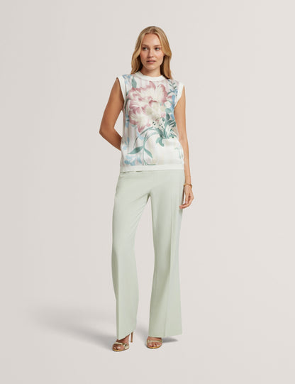 Ted Baker Pavonia Floral Printed Front Knit Tank Top Women's