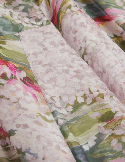 Ted Baker Layda Lilypad Print Aline Midi Skirt Women's