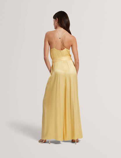 Ted Baker Innzia Halterneck Belted Wide Leg Jumpsuit Women's