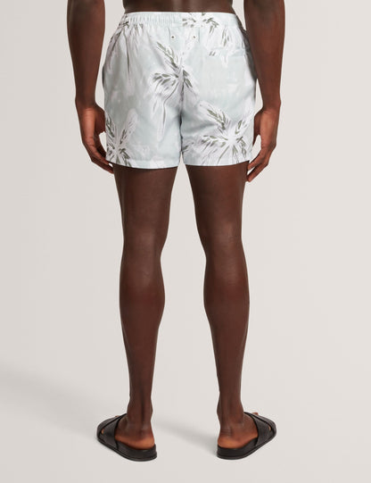 Ted Baker Verdes Palm Print Midlength Swim Shorts