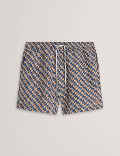 Ted Baker Glendle Goldfish Geometric Print Swim Shorts