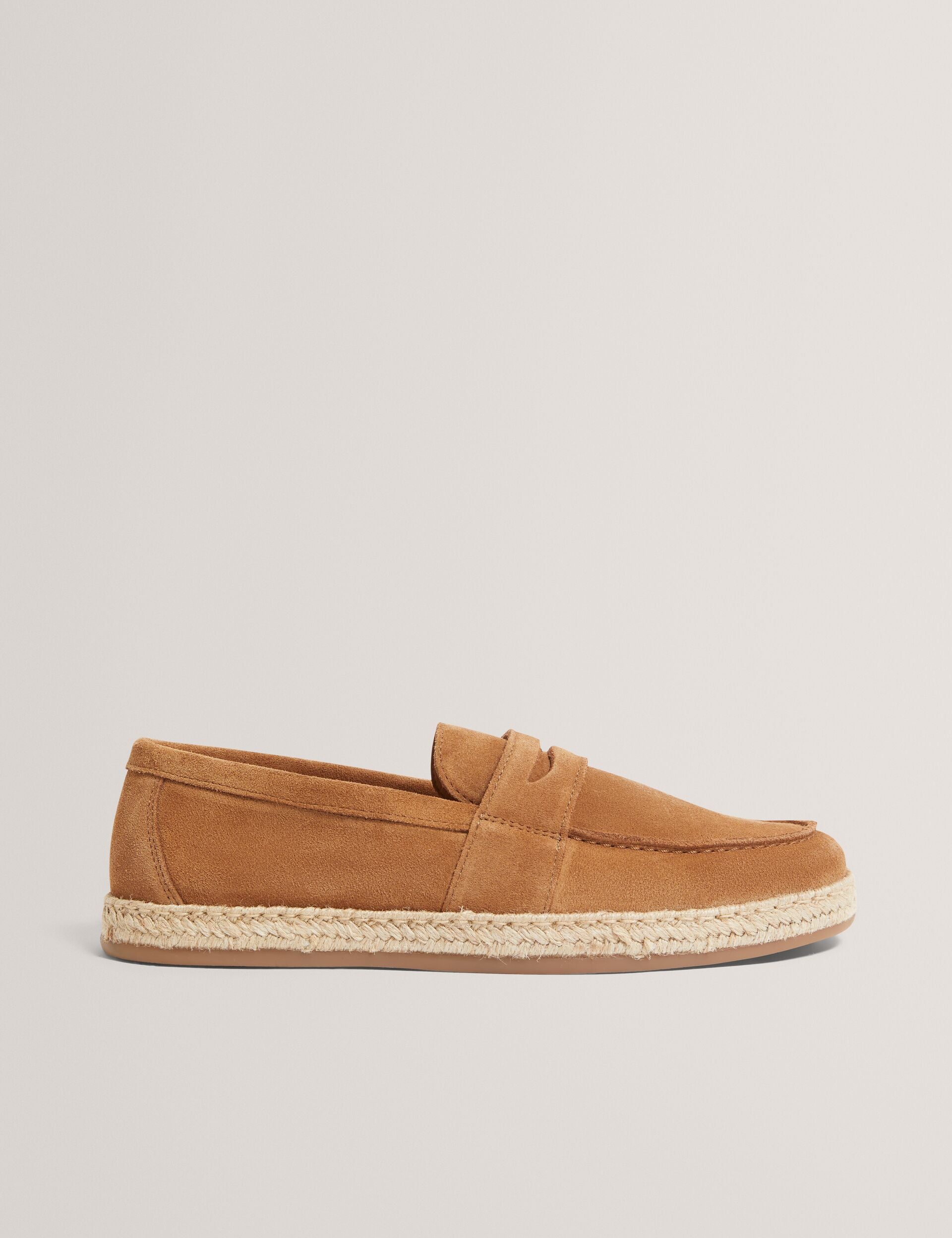 Ted Baker Brunelo Suede Espadrille Penny Loafers