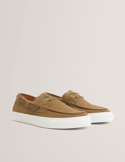 Ted Baker Bouden Suede Cupsole Boat Shoes