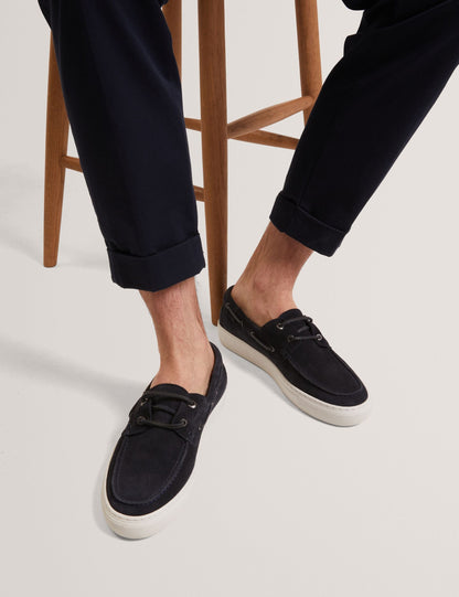Ted Baker Bouden Suede Cupsole Boat Shoes