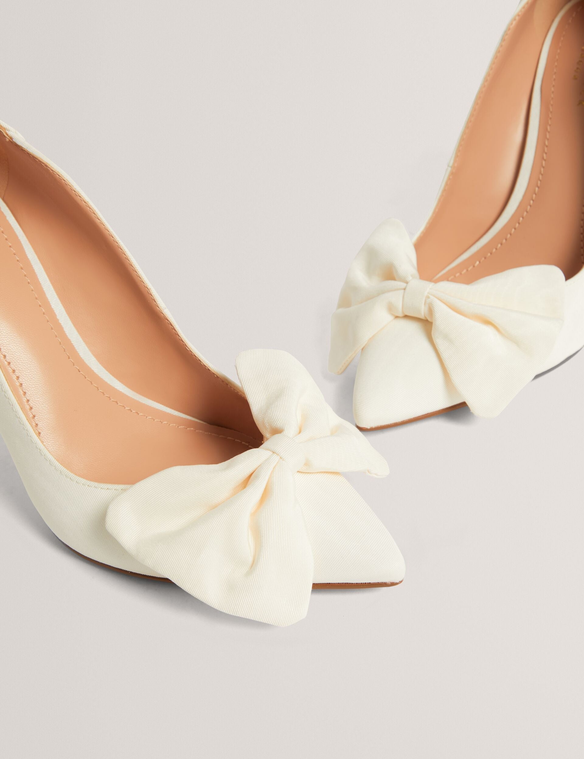 Ted Baker Laissy Bow Detail Grosgrain Stiletto Court Heels Women's