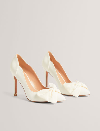 Ted Baker Laissy Bow Detail Grosgrain Stiletto Court Heels Women's