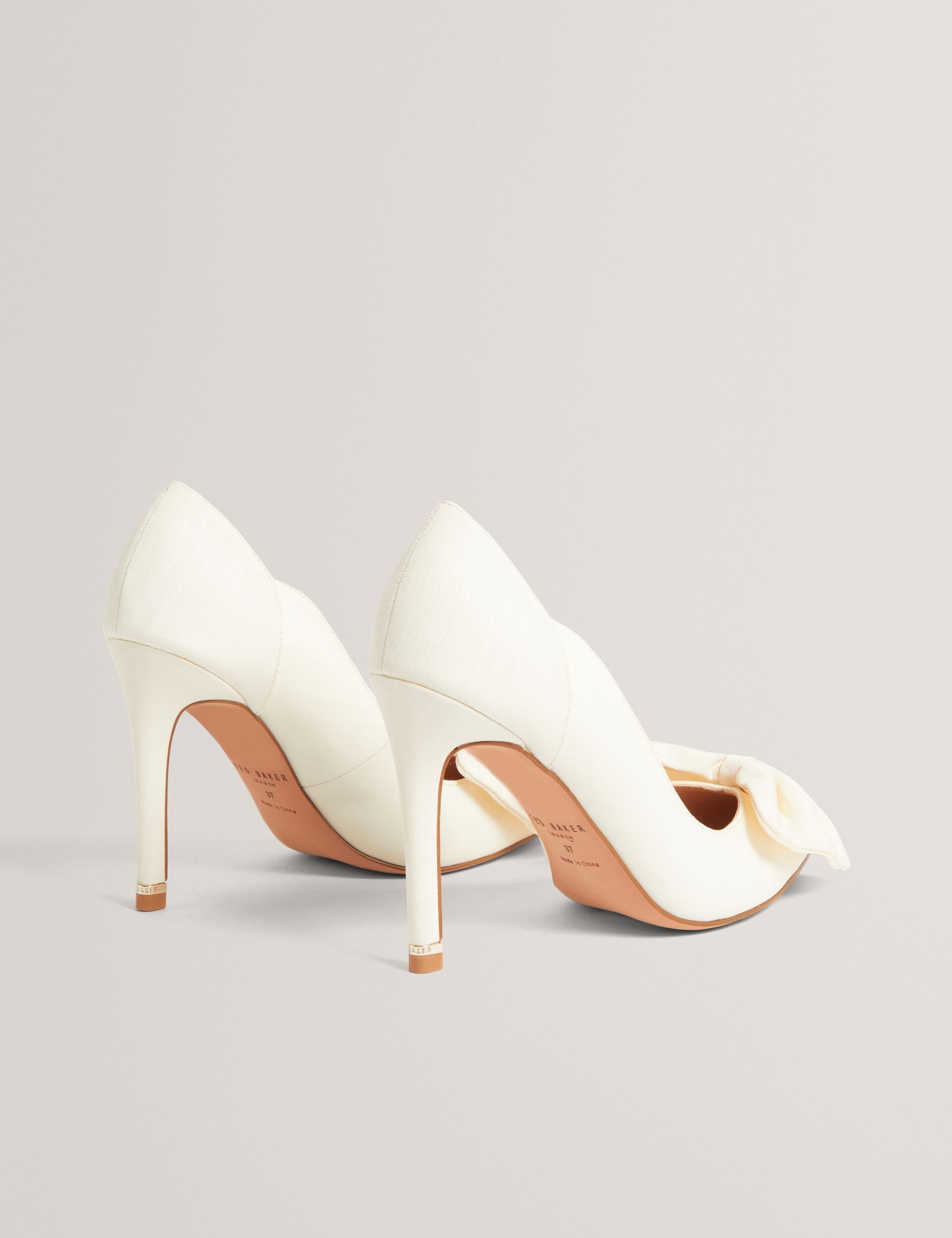 Ted Baker Laissy Bow Detail Grosgrain Stiletto Court Heels Women's