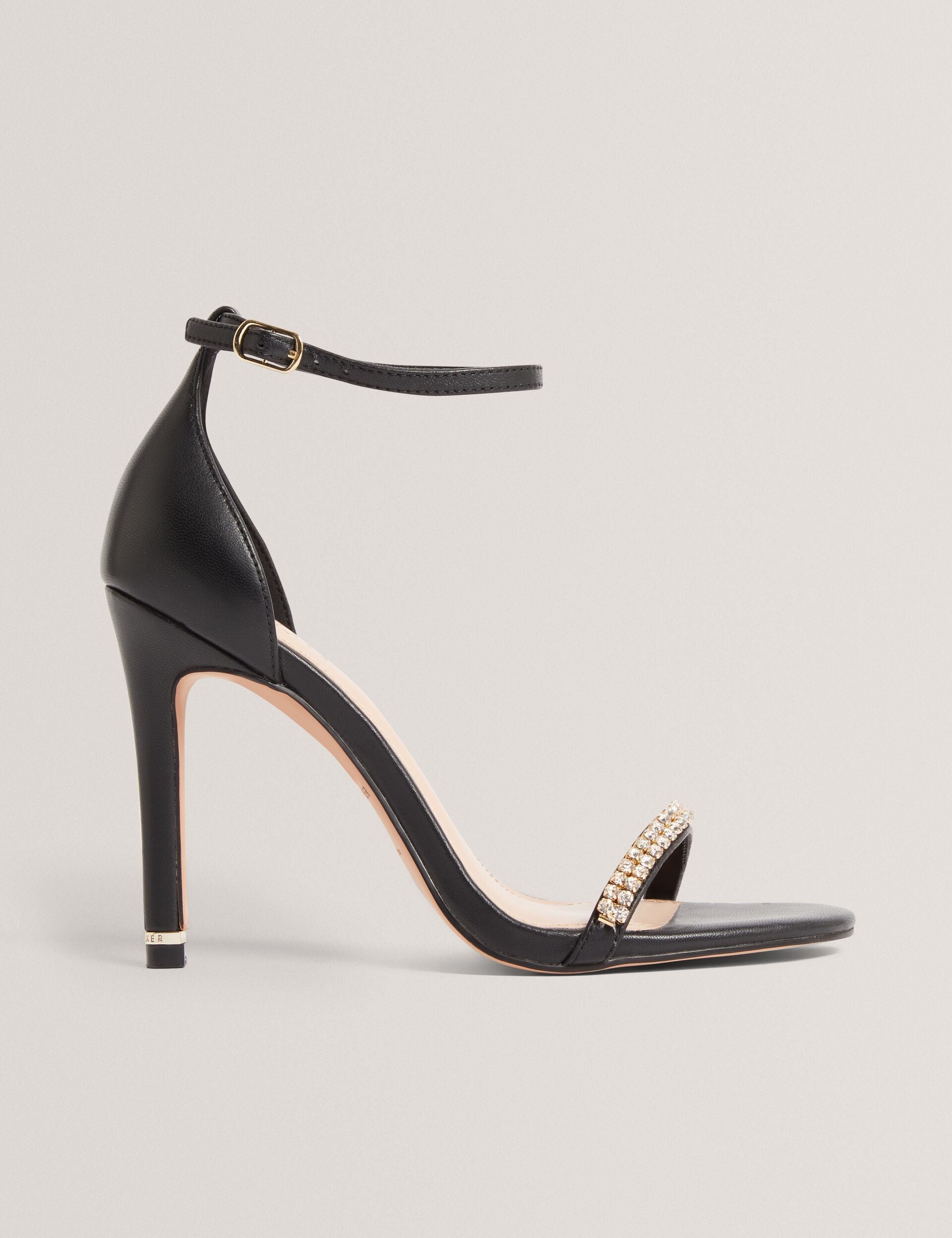 Ted Baker Laiilah Crystal Strap Stiletto Heel Sandals Women's