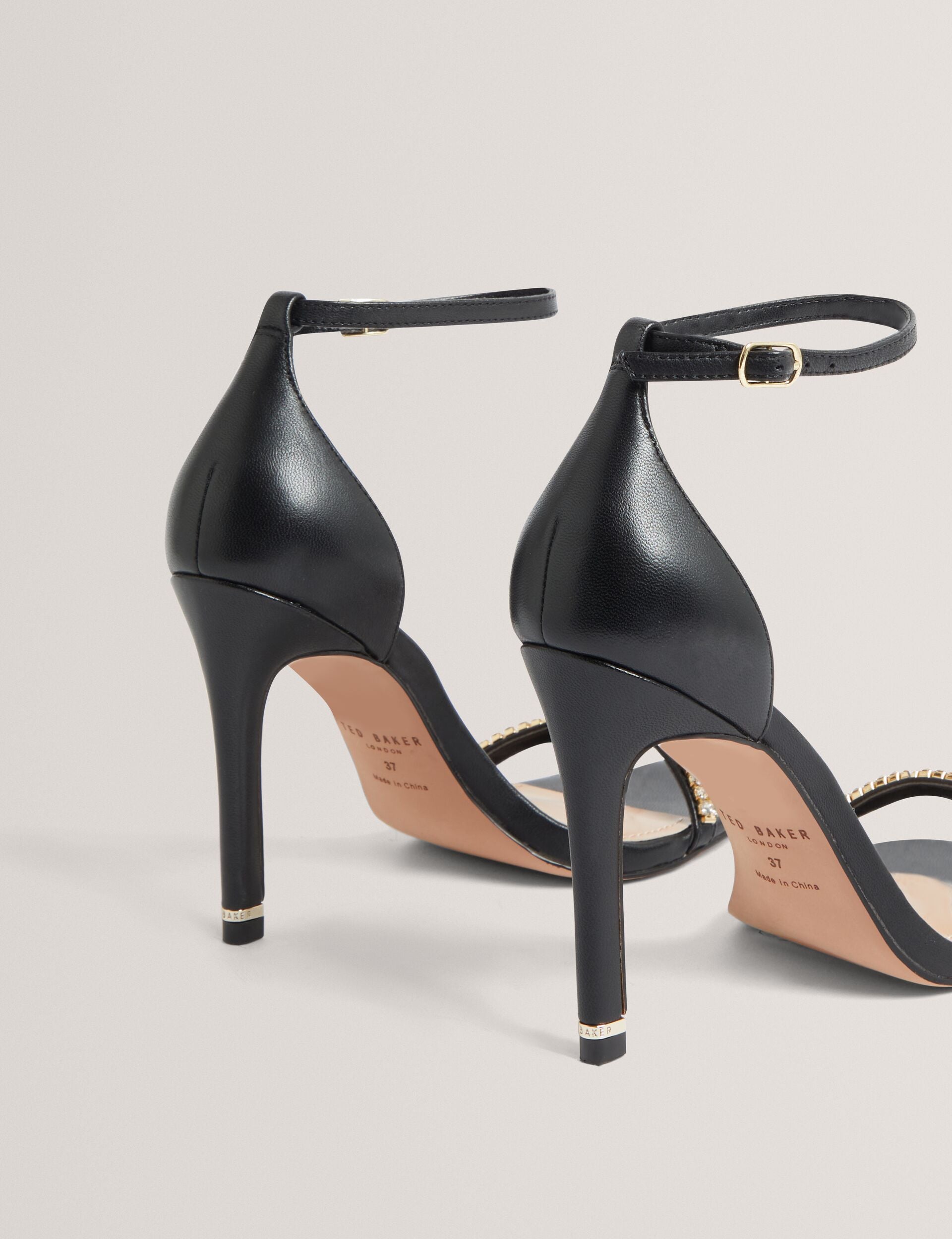 Ted Baker Laiilah Crystal Strap Stiletto Heel Sandals Women's