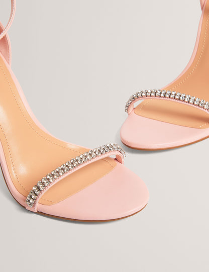 Ted Baker Laiilah Crystal Strap Stiletto Heel Sandals Women's