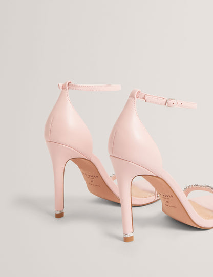 Ted Baker Laiilah Crystal Strap Stiletto Heel Sandals Women's
