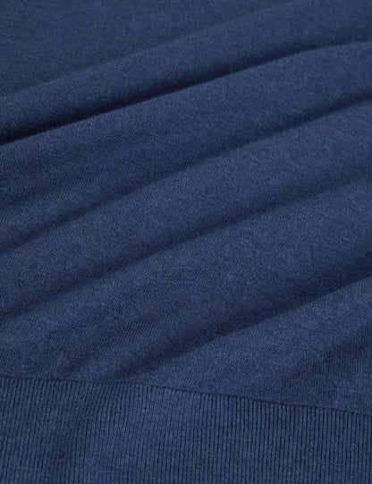 Ted Baker Yaen Rolled Edge Linen Blend Crew Neck Jumper