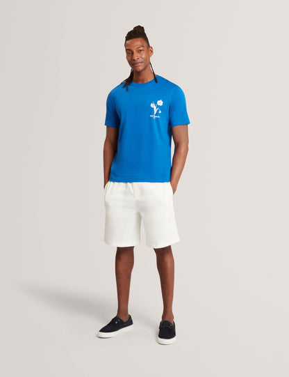 Ted Baker Cahel Floral Logo Graphic Cotton Tshirt