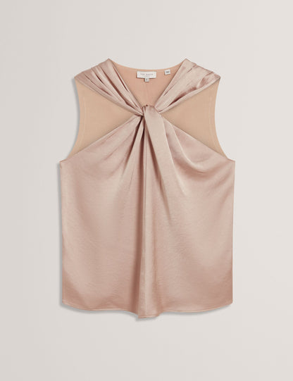 Ted Baker Myllia Knitted Twist Neck Top Women's
