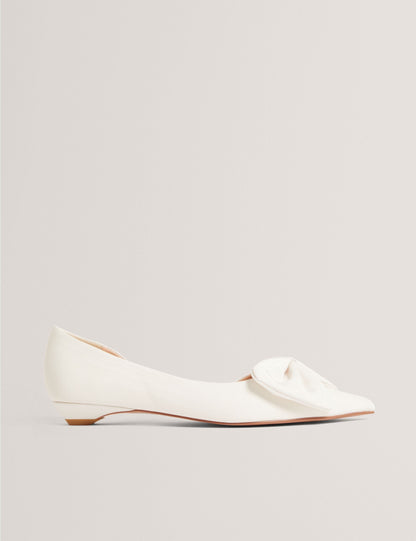 Ted Baker Soufiya Bow Detail Grosgrain Kitten Heel Shoes Women's