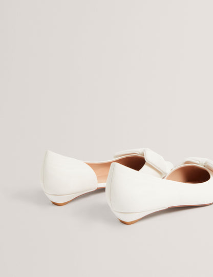Ted Baker Soufiya Bow Detail Grosgrain Kitten Heel Shoes Women's