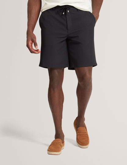 Ted Baker Cialdas Waffle Texture Straight Leg Shorts