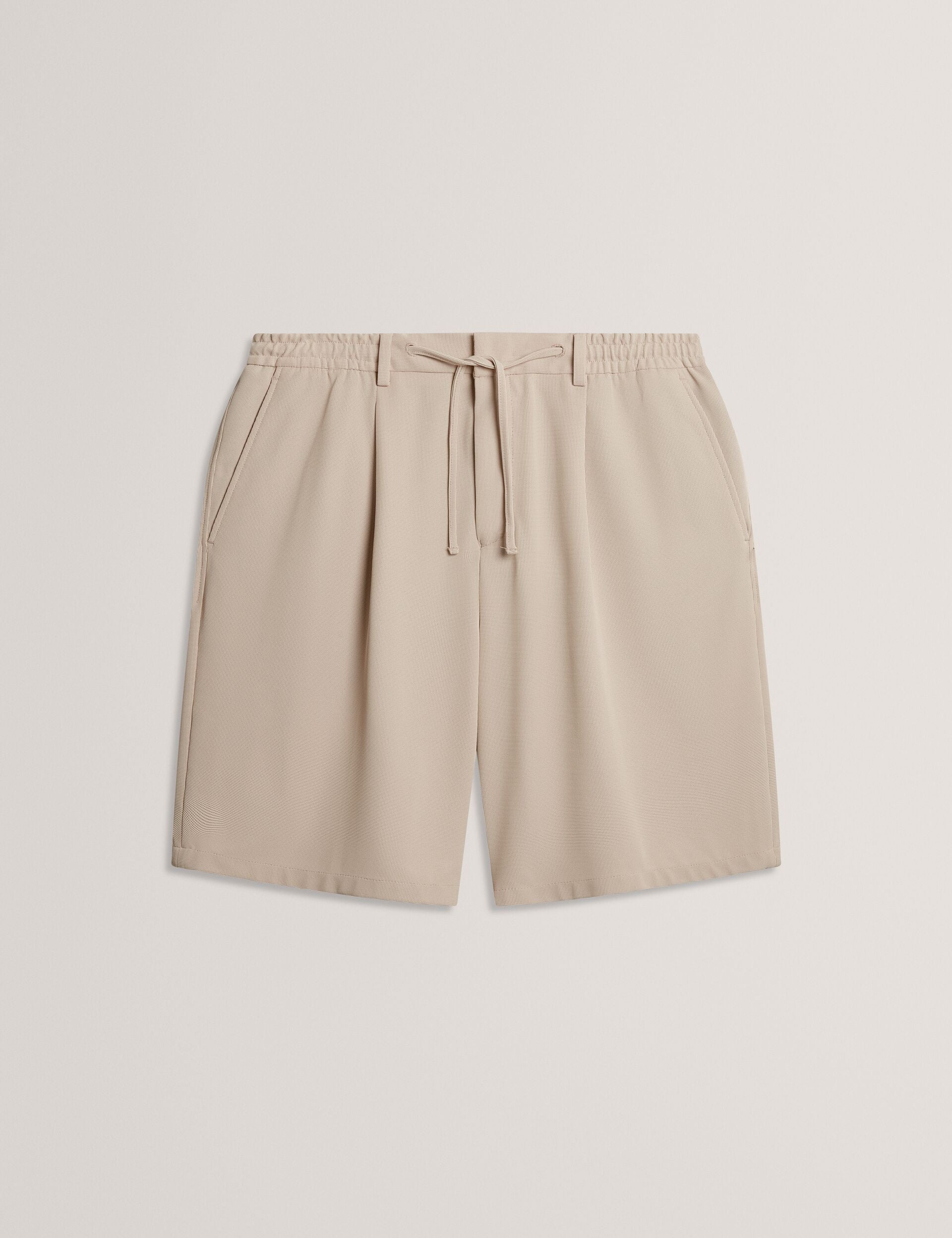 Ted Baker Cialdas Waffle Texture Straight Leg Shorts