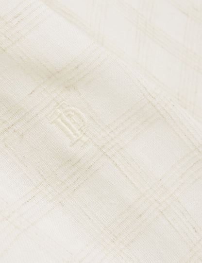 Ted Baker Andrey Relaxed Marl Check Long Sleeve Shirt