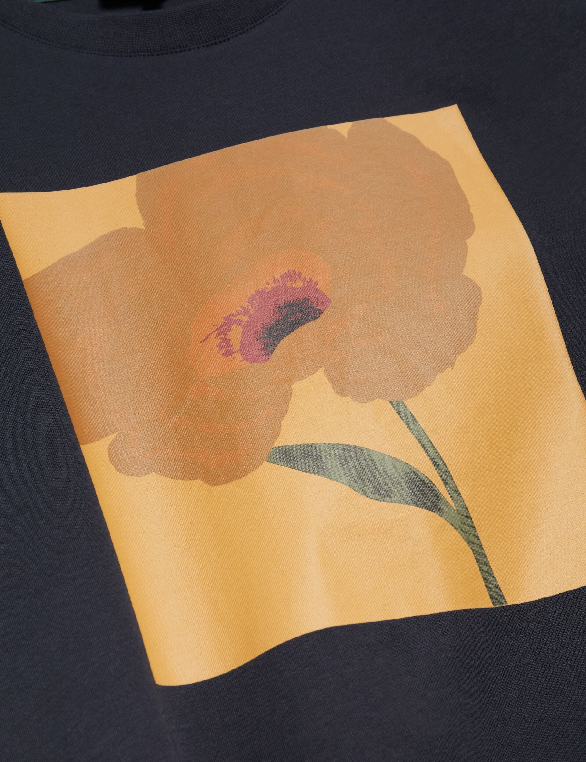 Ted Baker Crawley Floral Box Graphic Cotton Tshirt
