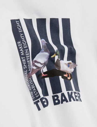 Ted Baker Waitte Heritage Bird Graphic Crew Neck Tshirt