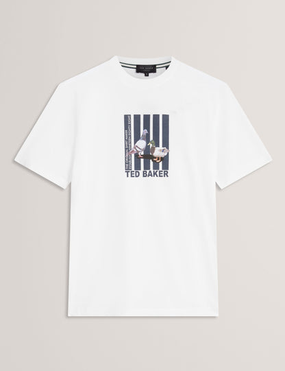 Ted Baker Waitte Heritage Bird Graphic Crew Neck Tshirt